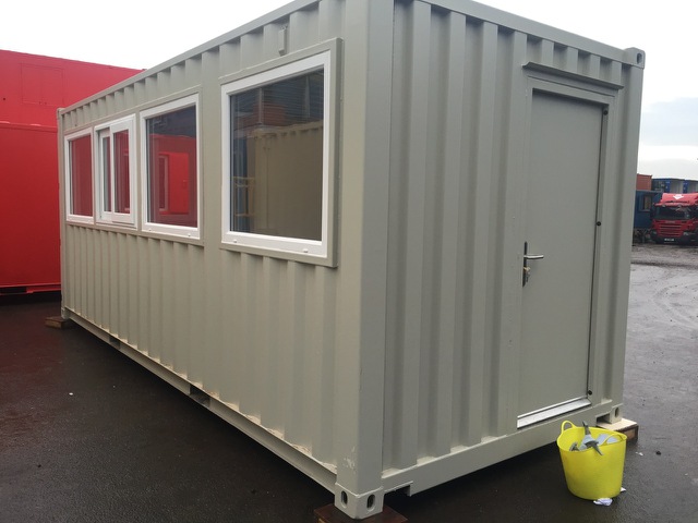 Ft Container Converted Into A Control Room Container Container